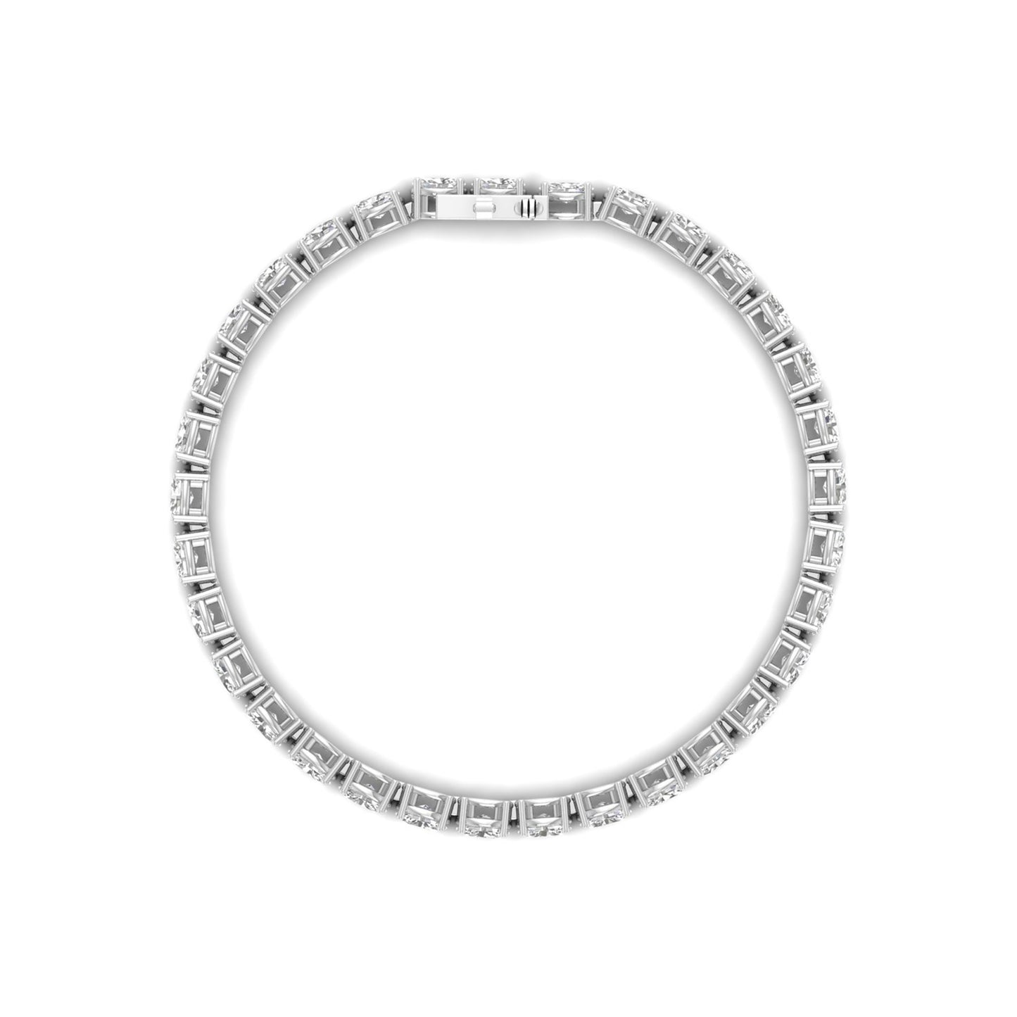 Oval Splendor: Grace Your Wrist with Elegance in Our Lab Grown Diamond Bracelet in Oval Shape!