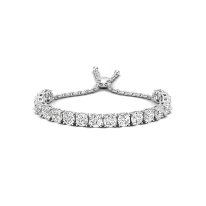 Radiant Rounds: Adorn Your Wrist with Timeless Beauty in Our Lab Grown Diamond Bracelet in Round Shape!
