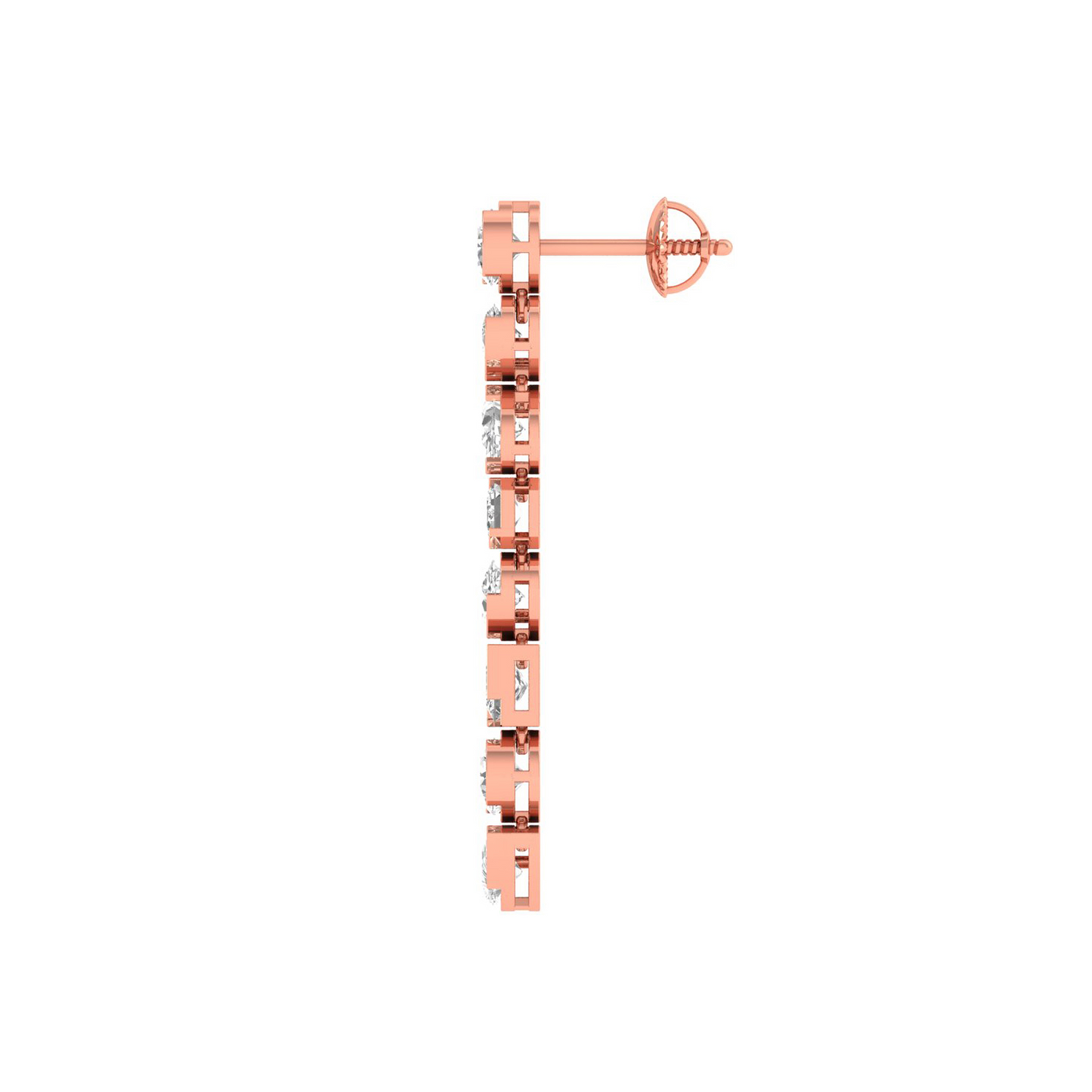 Radiant Varieties: Exquisite Diamond Earring Collection Featuring Pear, Princess, Oval, Emerald, and Round Cuts!