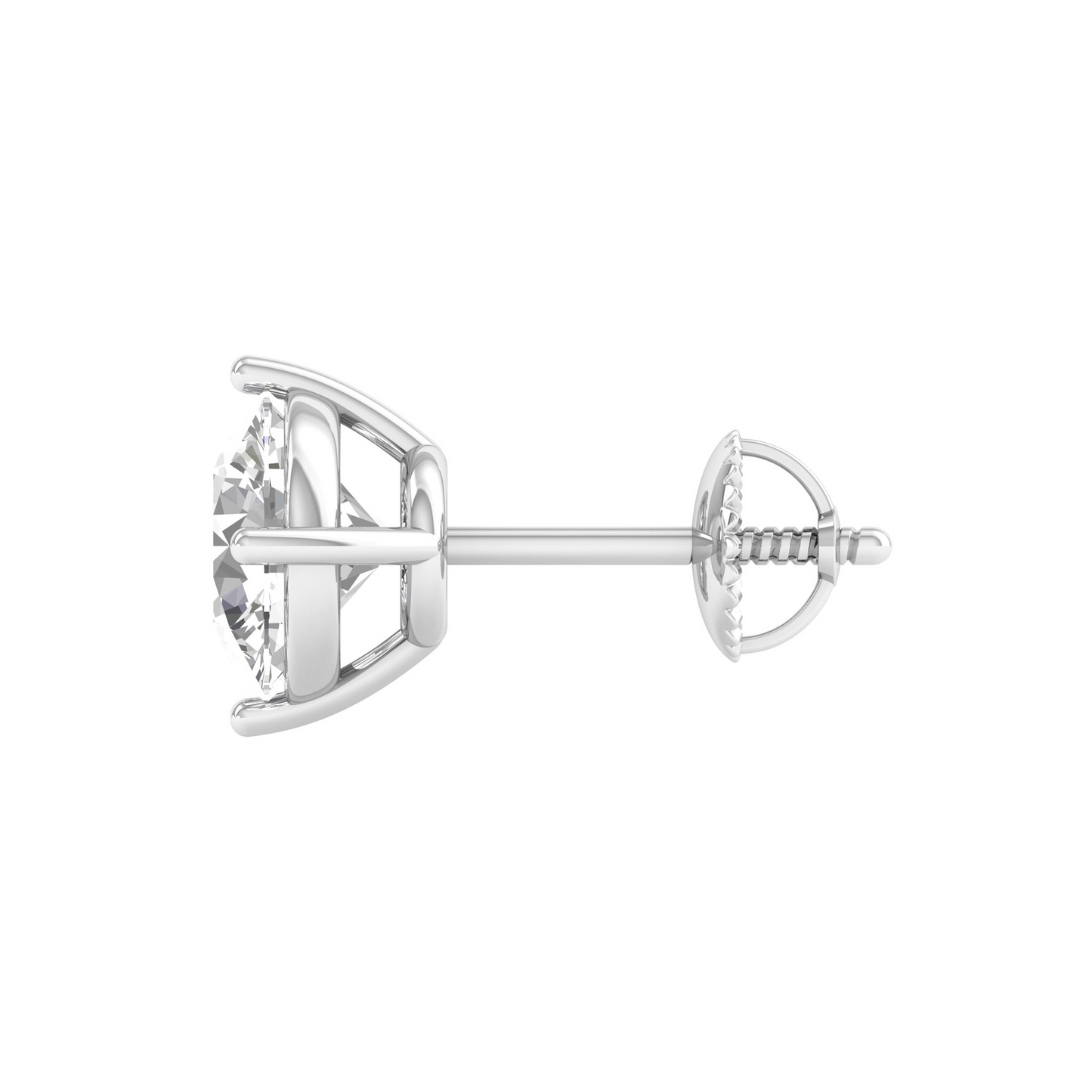 Dazzling Rounds: Elevate Your Style with Our Exquisite Diamond Earring in Round Brilliance