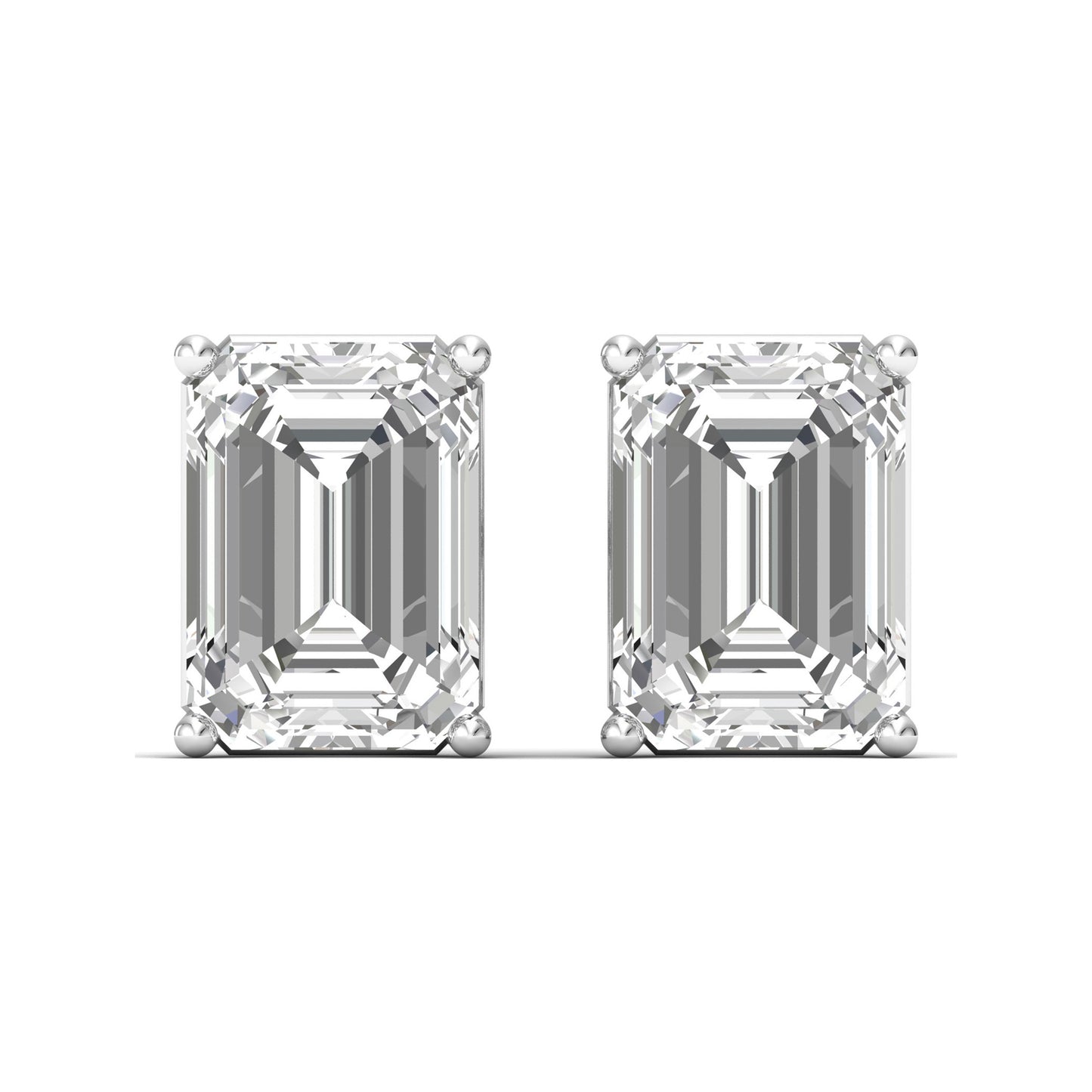 Emerald Elegance: Lab-Grown Diamond Earrings – Green With Envy, Sparkling With Glamour!