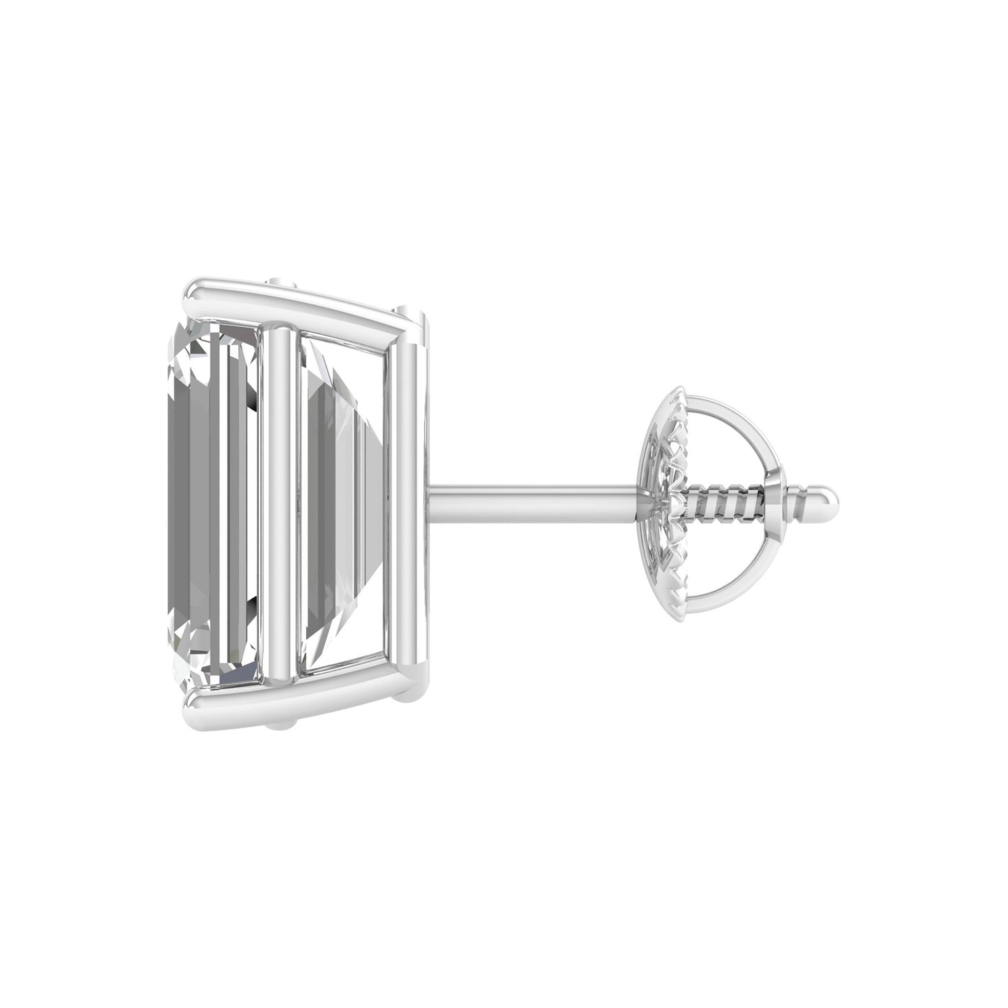 Emerald Elegance: Lab-Grown Diamond Earrings – Green With Envy, Sparkling With Glamour!