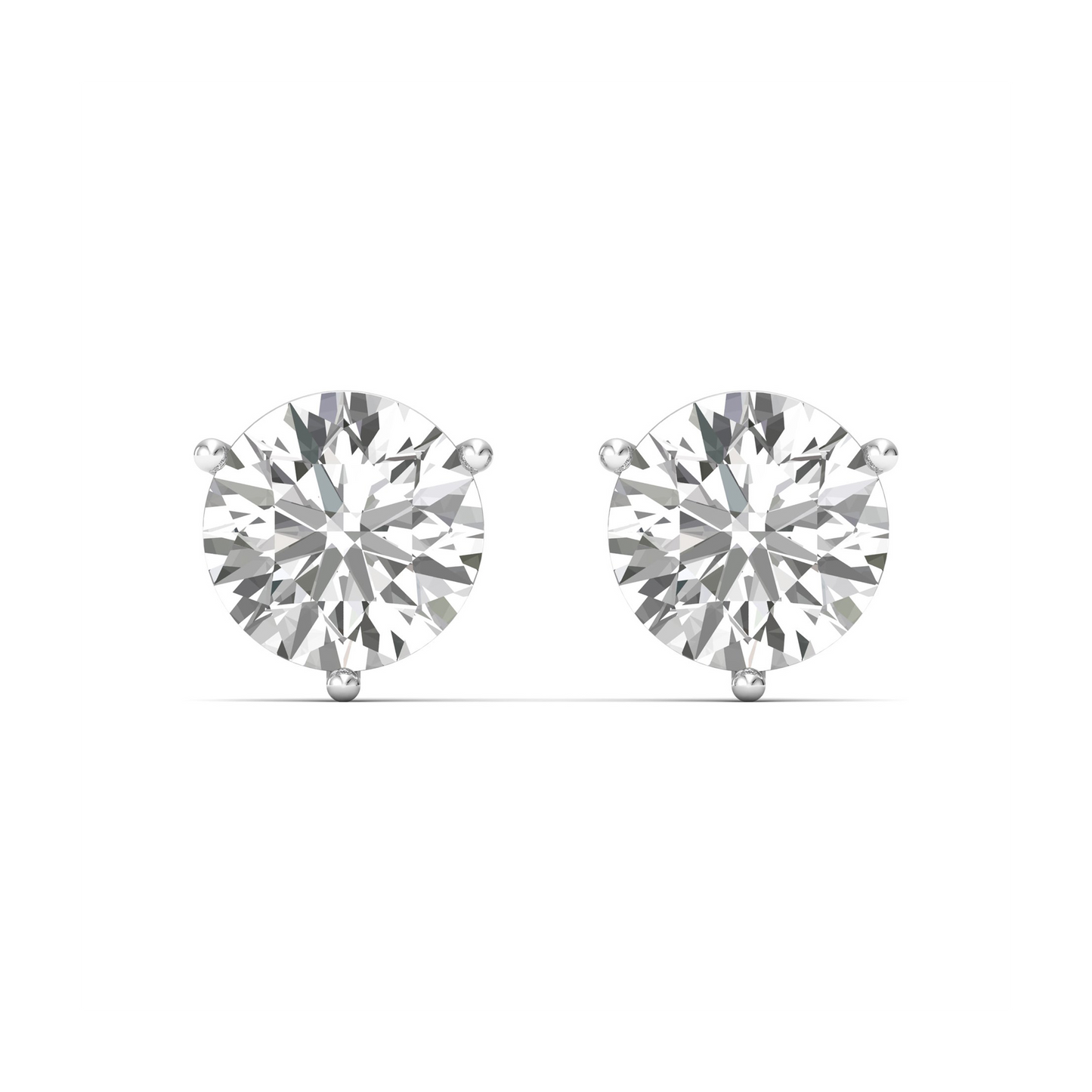 Eternal Elegance: Exquisite Round-Cut Diamond Earrings for Timeless Beauty