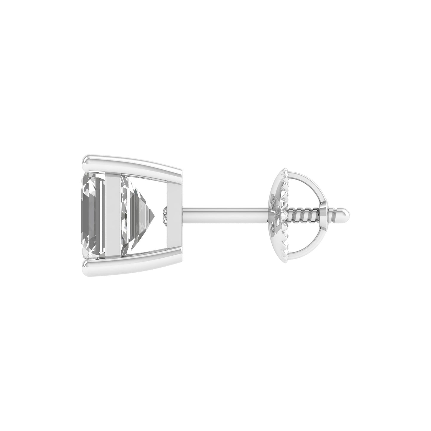 Sophisticated Glamour: Illuminate Your Look with Asscher-Cut Diamond Earrings!
