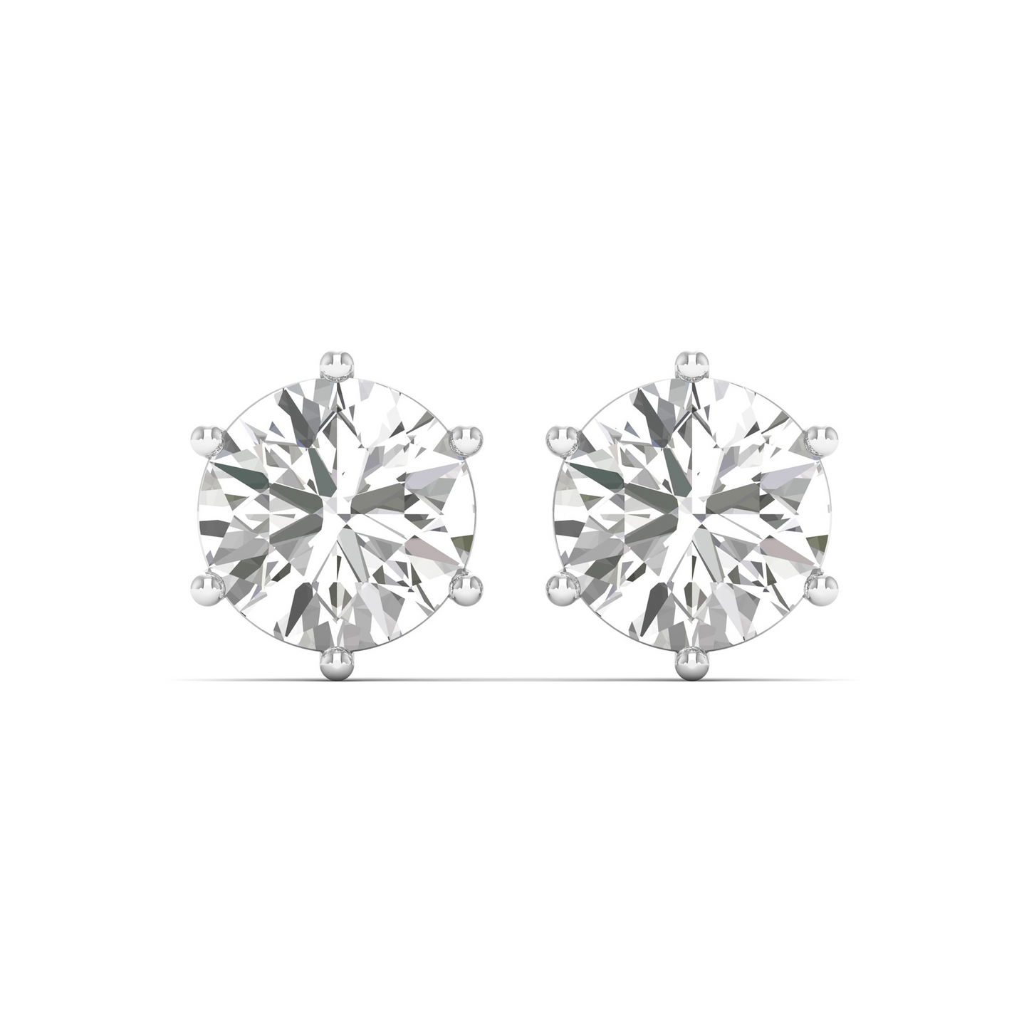 Radiant Rounds: Elevate Your Style with Exquisite Round-Cut Diamond Earrings