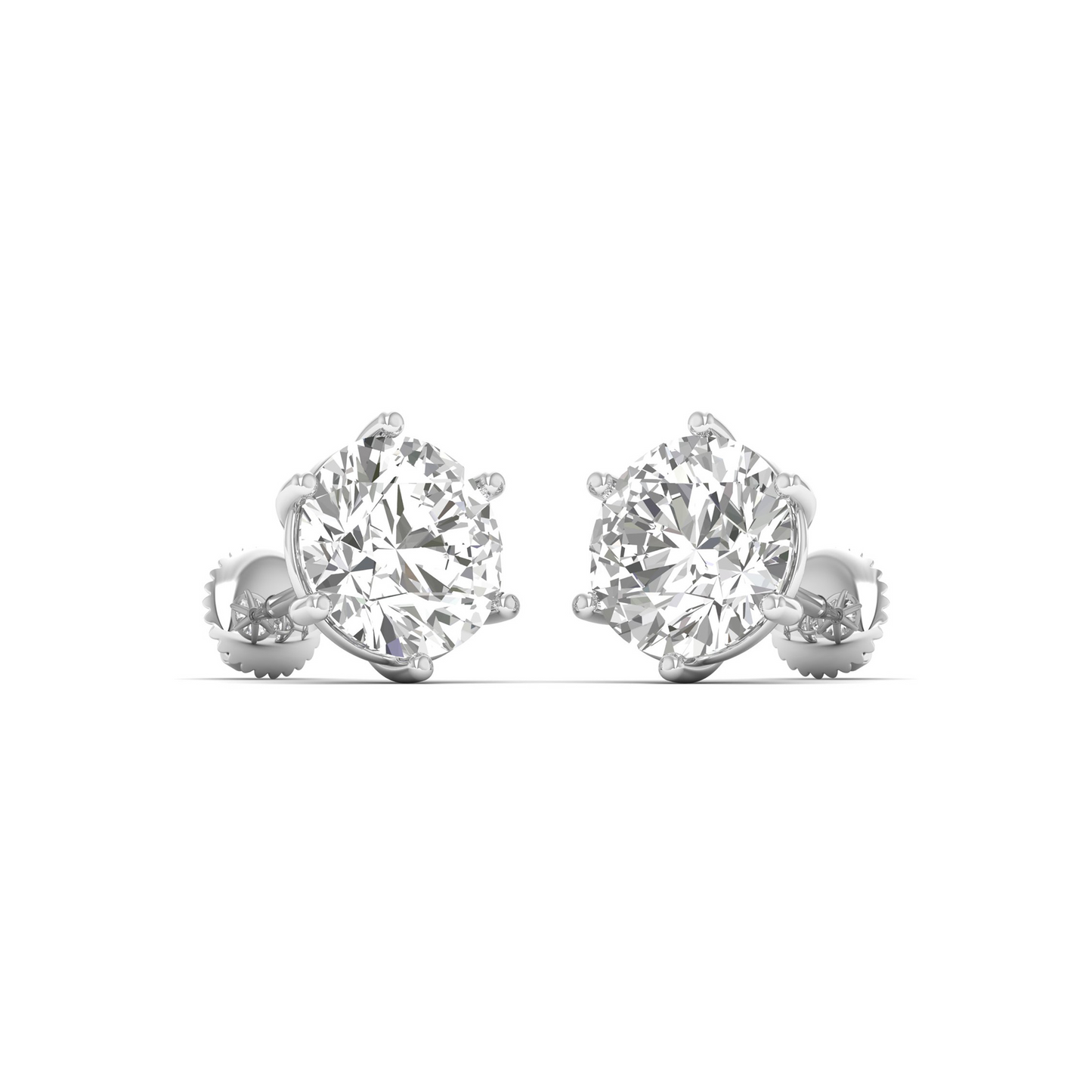 Radiant Rounds: Elevate Your Style with Exquisite Round-Cut Diamond Earrings