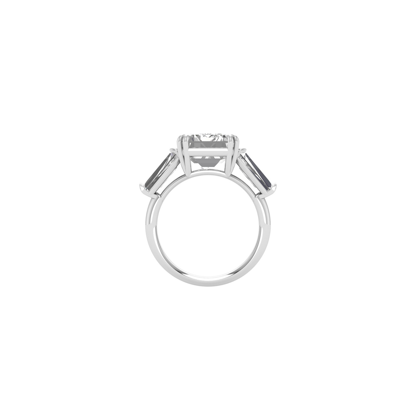 Emerald Elegance Meets TRP Glamour: Lab Grown Diamond Ring in Unique Shapes for Timeless Sophistication!