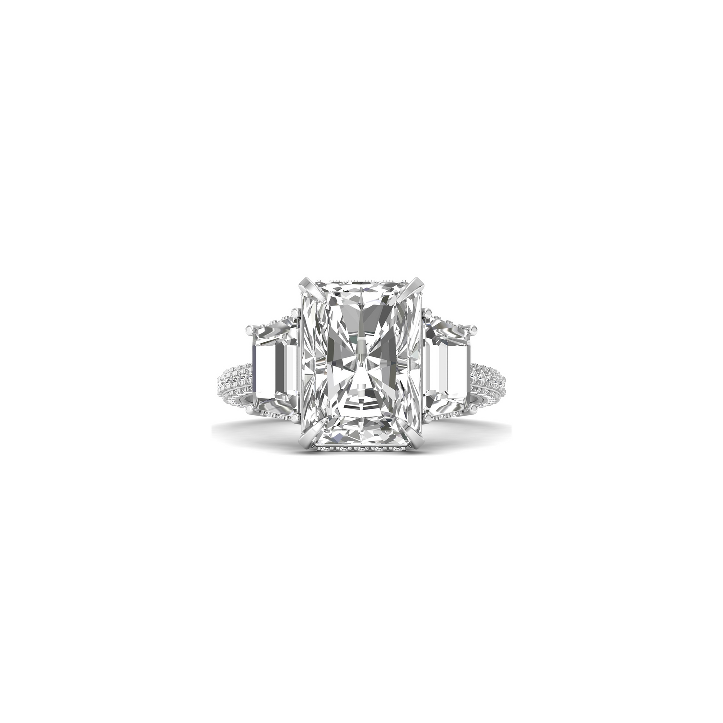 Eternal Radiance: Adorn Your Love with Our Lab Grown Diamond Ring in L.RD and Round Shapes!