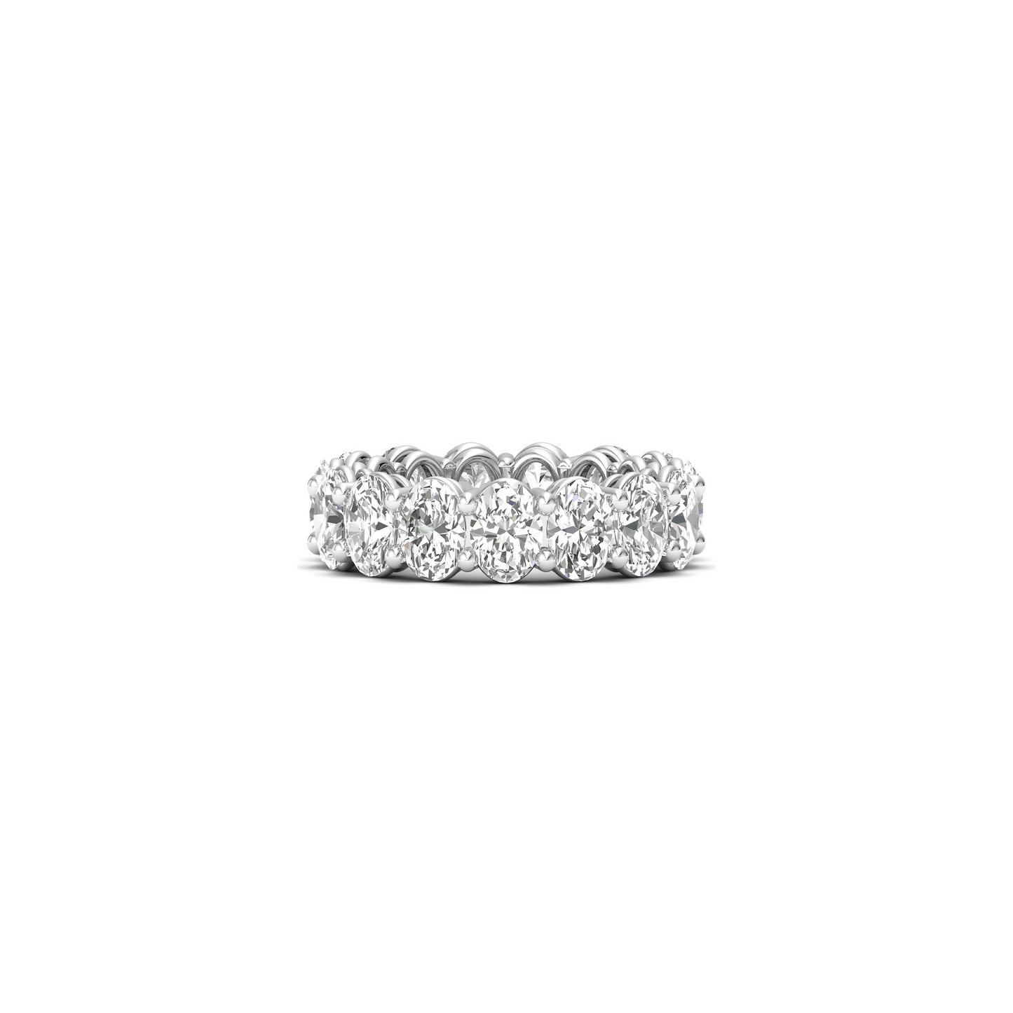 Oval Opulence: Lab Grown Diamond Ring in Elegantly Timeless Oval Shape