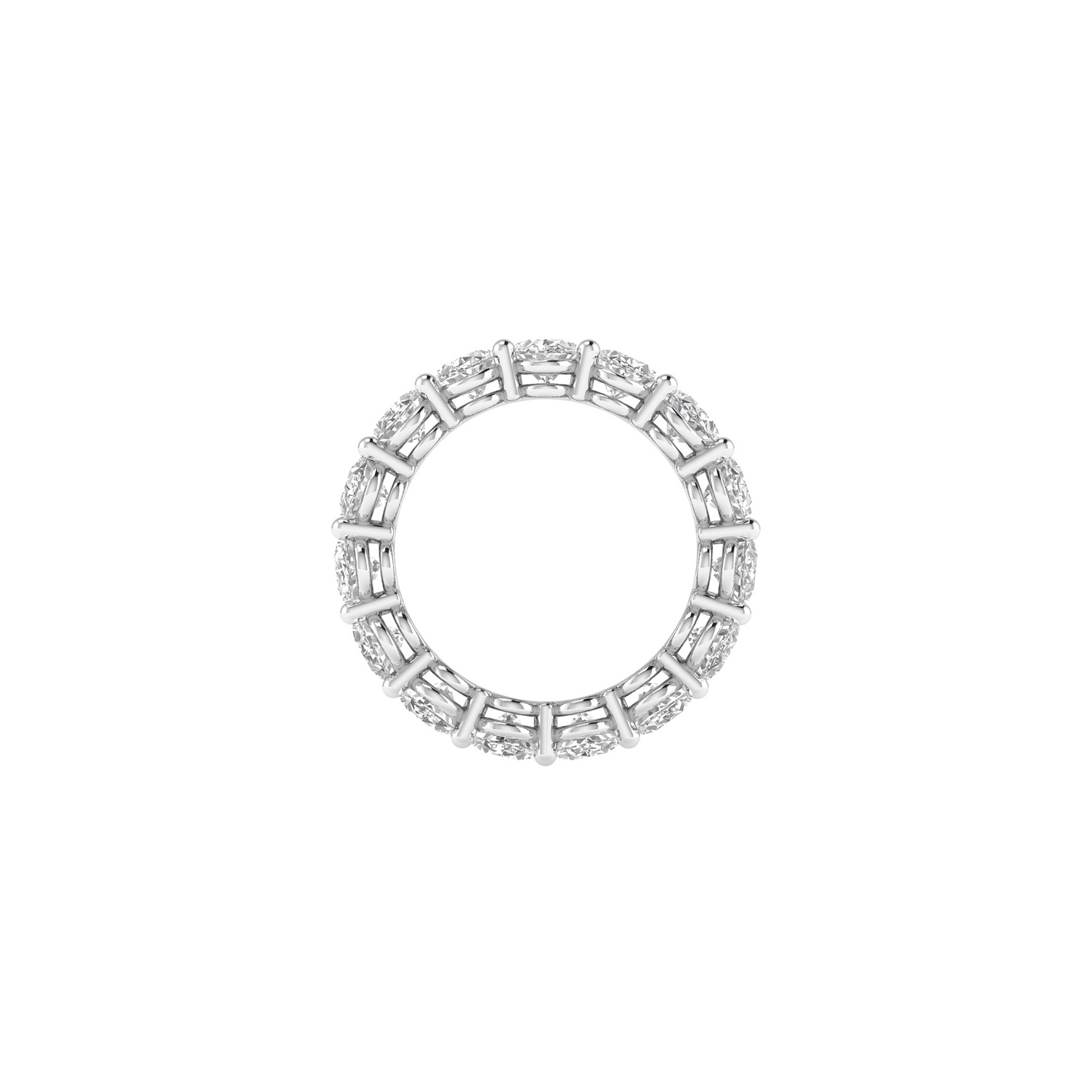 Oval Opulence: Lab Grown Diamond Ring in Elegantly Timeless Oval Shape