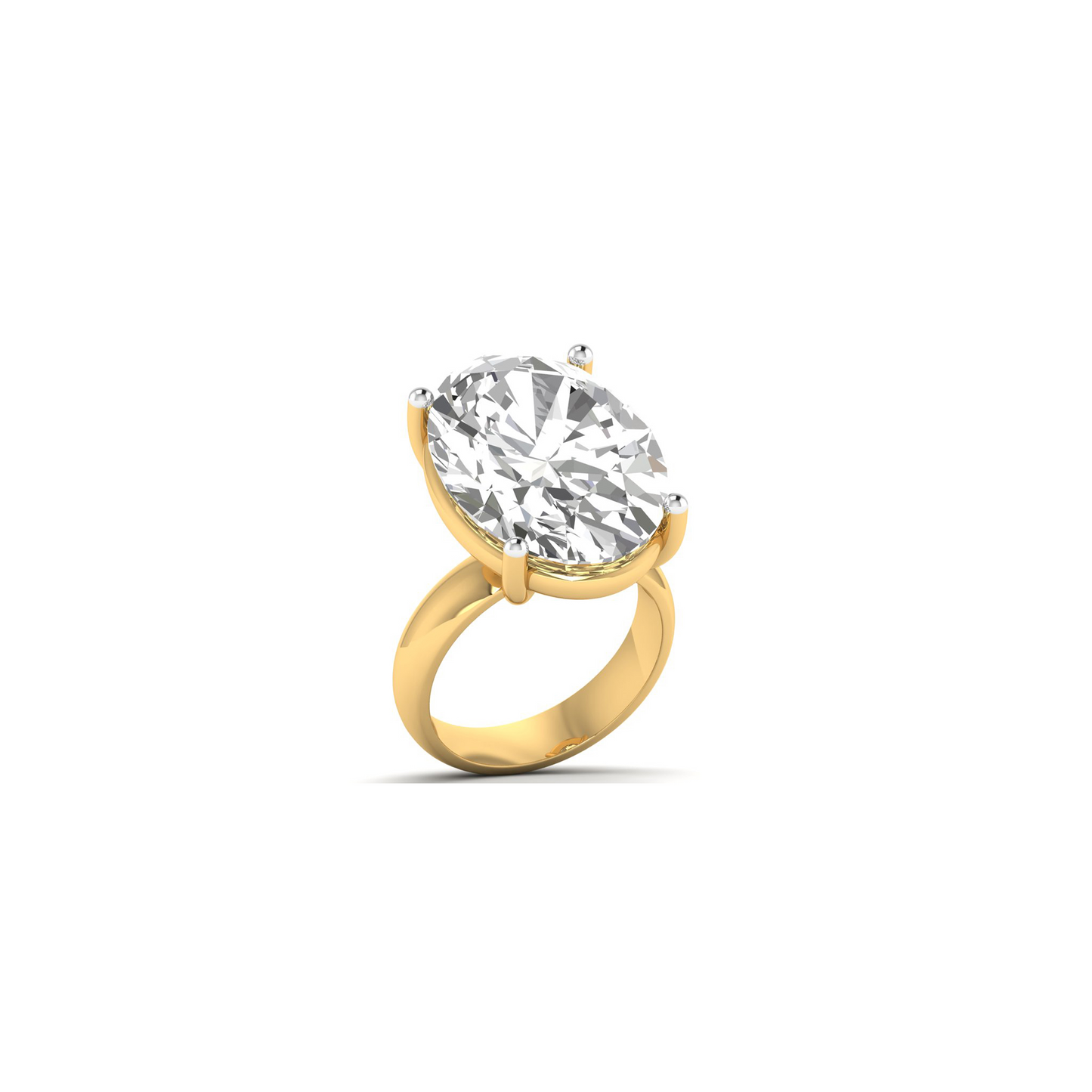 Oval Elegance: Captivating Lab Grown Diamond Ring in Timeless Oval Shape