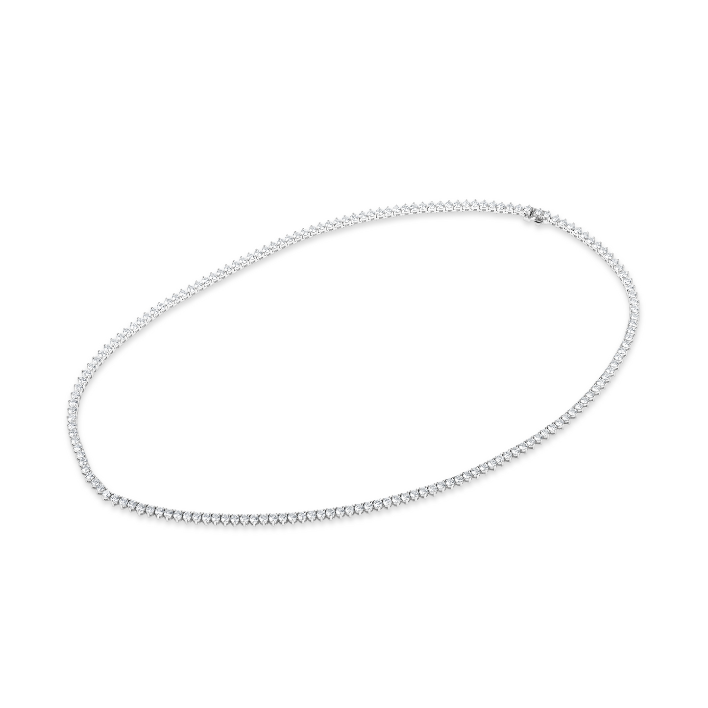 Timeless Brilliance: Illuminate Your Elegance with a Round-Cut Diamond Necklace