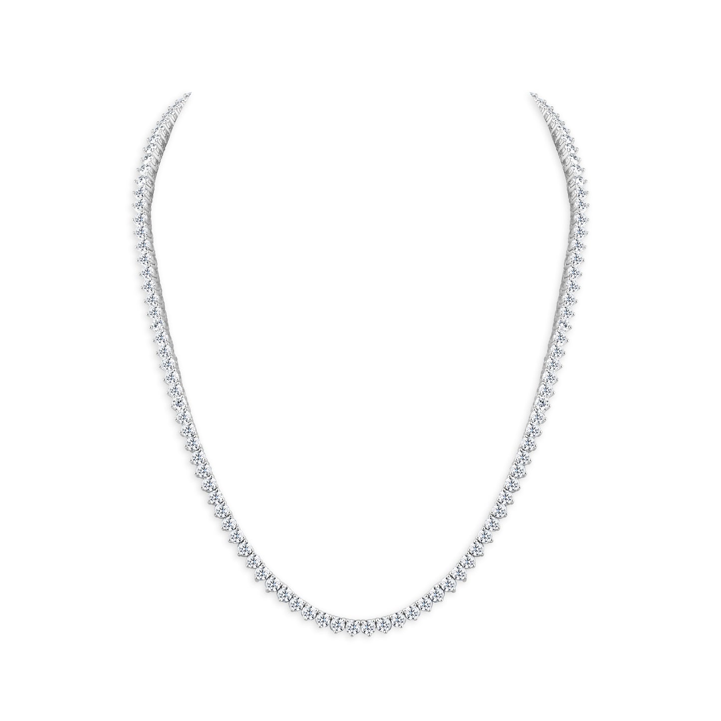 Eternal Brilliance: Round-Cut Diamond Necklace – Timeless Beauty in Every Sparkle!