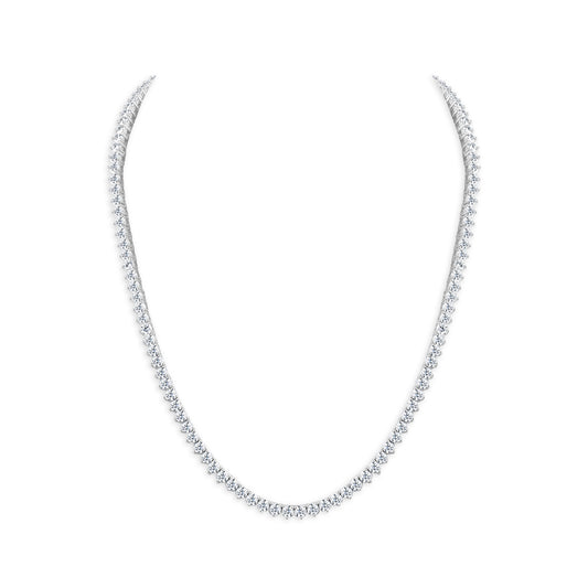 Eternal Brilliance: Round-Cut Diamond Necklace – Timeless Beauty in Every Sparkle!