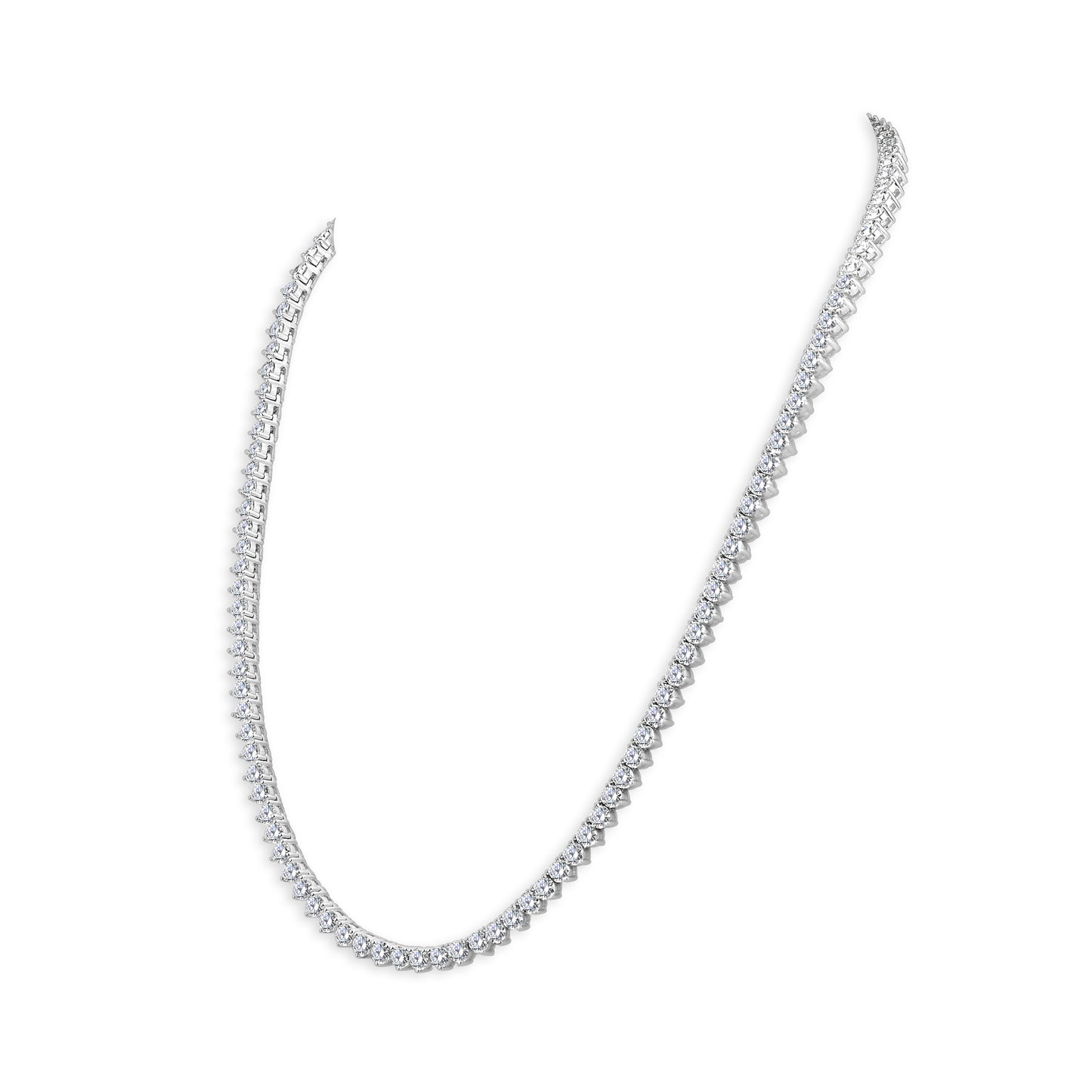 Eternal Brilliance: Round-Cut Diamond Necklace – Timeless Beauty in Every Sparkle!