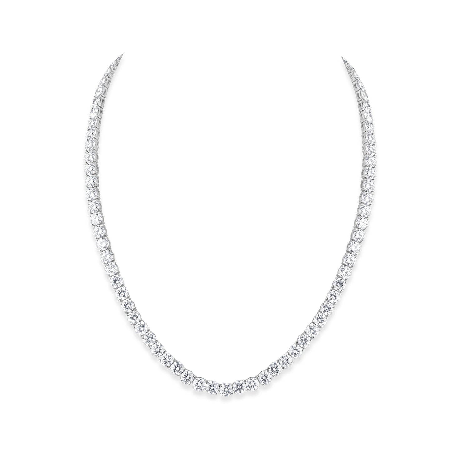 Dazzling Circlet: Embrace Timeless Elegance with our Round-Cut Diamond Necklace!