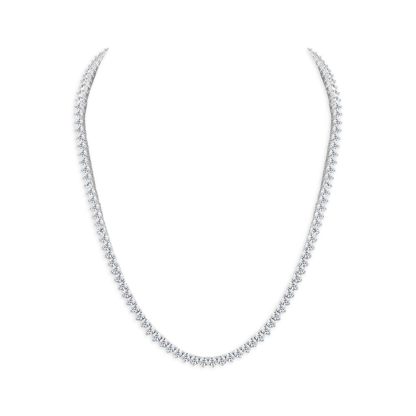 Circular Splendor: Radiate Glamour with Our Round-Cut Diamond Necklace