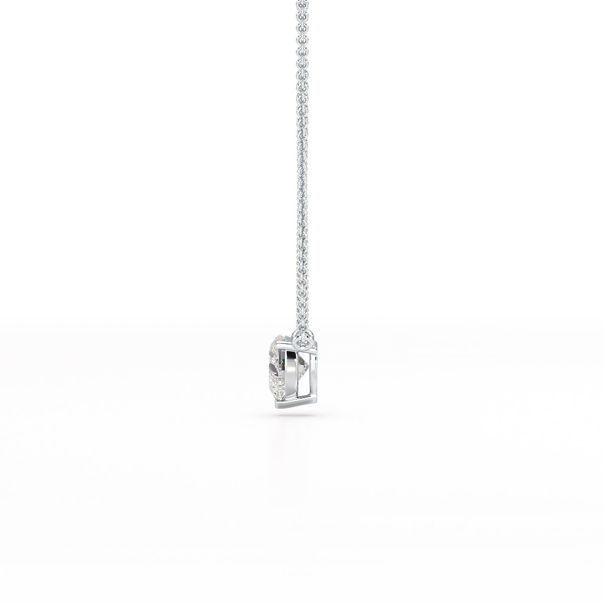 Enduring Love: 1 Carat Lab Grown Diamond Heart Pendant