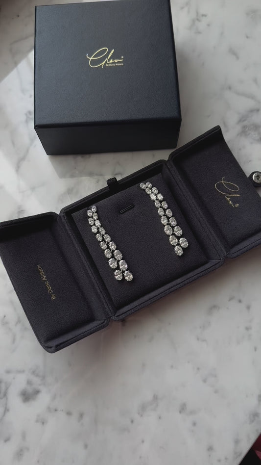 A Classical Timeless Piece: Oval Cut Lab-Grown Diamond Earrings