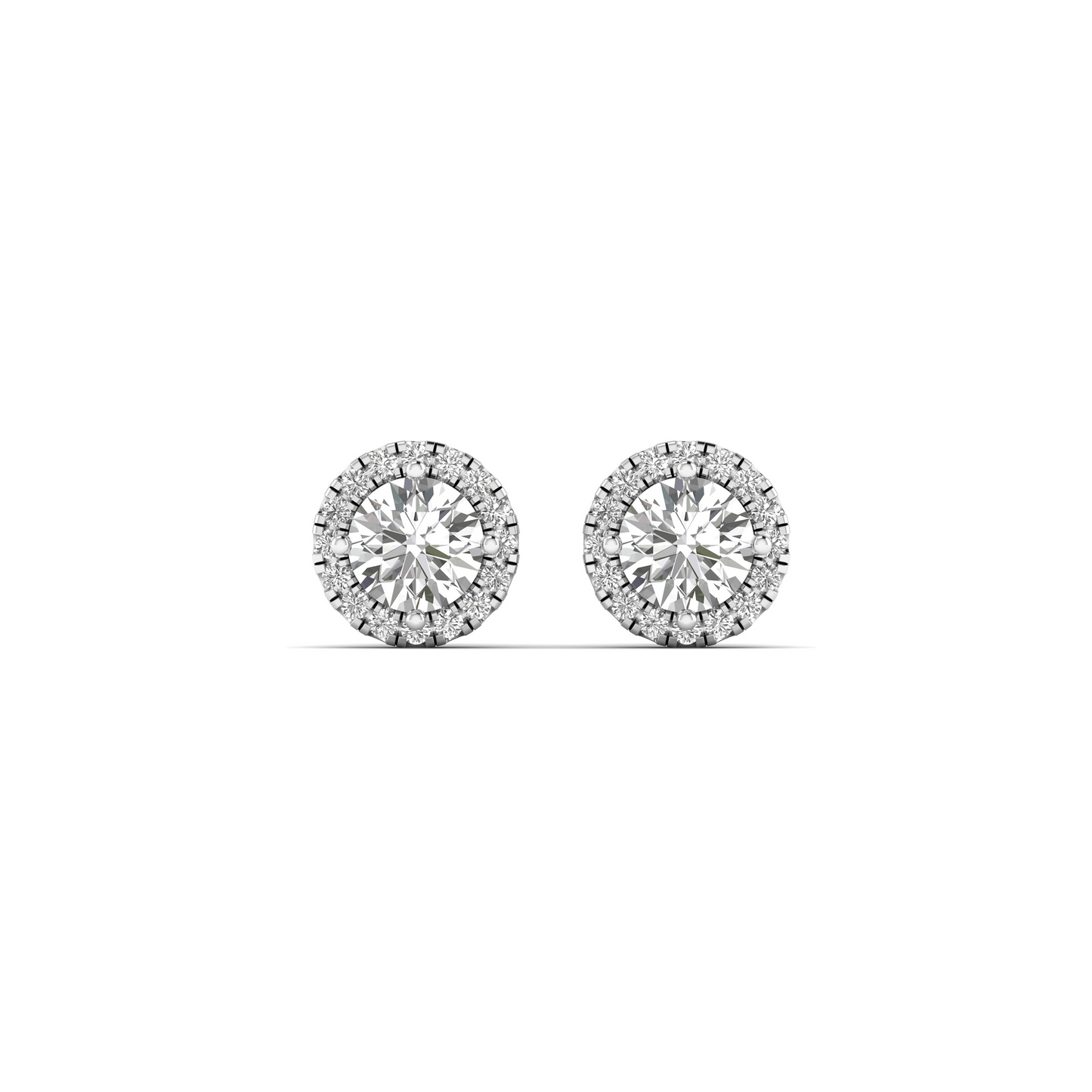 Dazzling Brilliance: Exquisite Round Lab-Grown Diamond Earrings – Ethical Elegance Redefined!