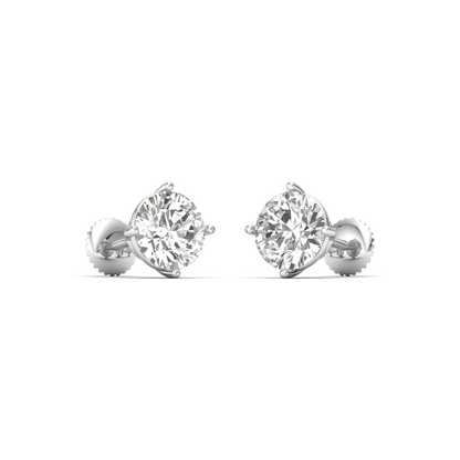 Dazzling Rounds: Elevate Your Style with Our Exquisite Diamond Earring in Round Brilliance