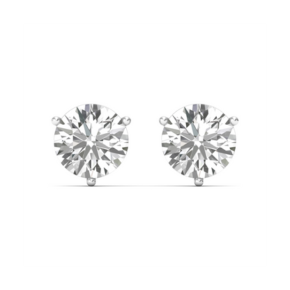 Eternal Elegance: Exquisite Round-Cut Diamond Earrings for Timeless Beauty