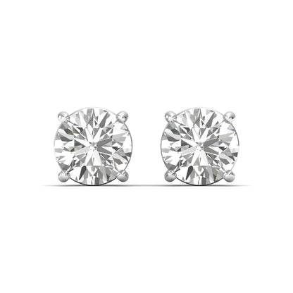 Timeless Brilliance: Captivating Round-Cut Diamond Earrings for Unmatched Elegance