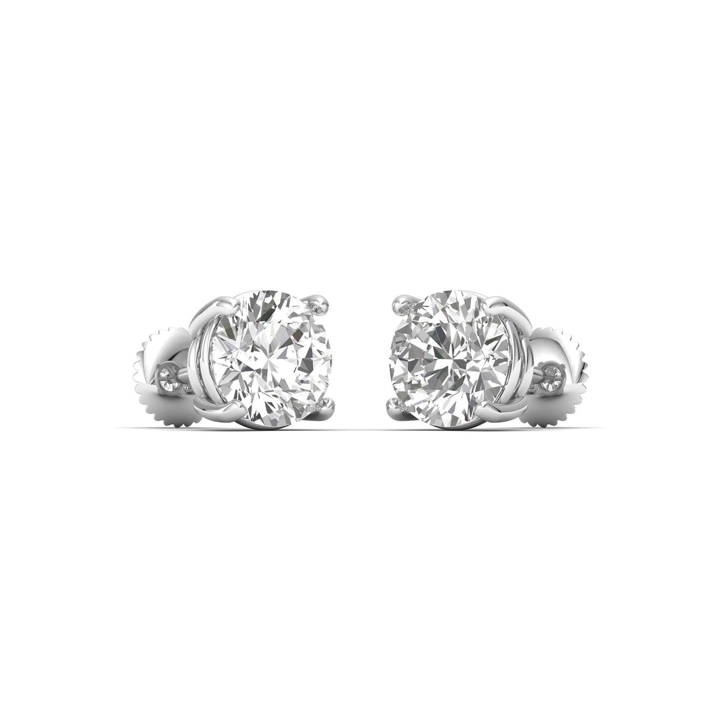 Timeless Brilliance: Captivating Round-Cut Diamond Earrings for Unmatched Elegance