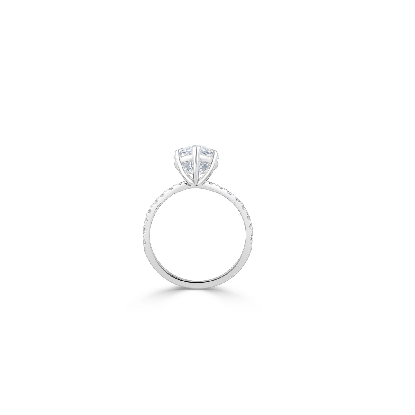 Timeless Allure: Lab Grown Diamond Ring in Marquise and Round Symphony