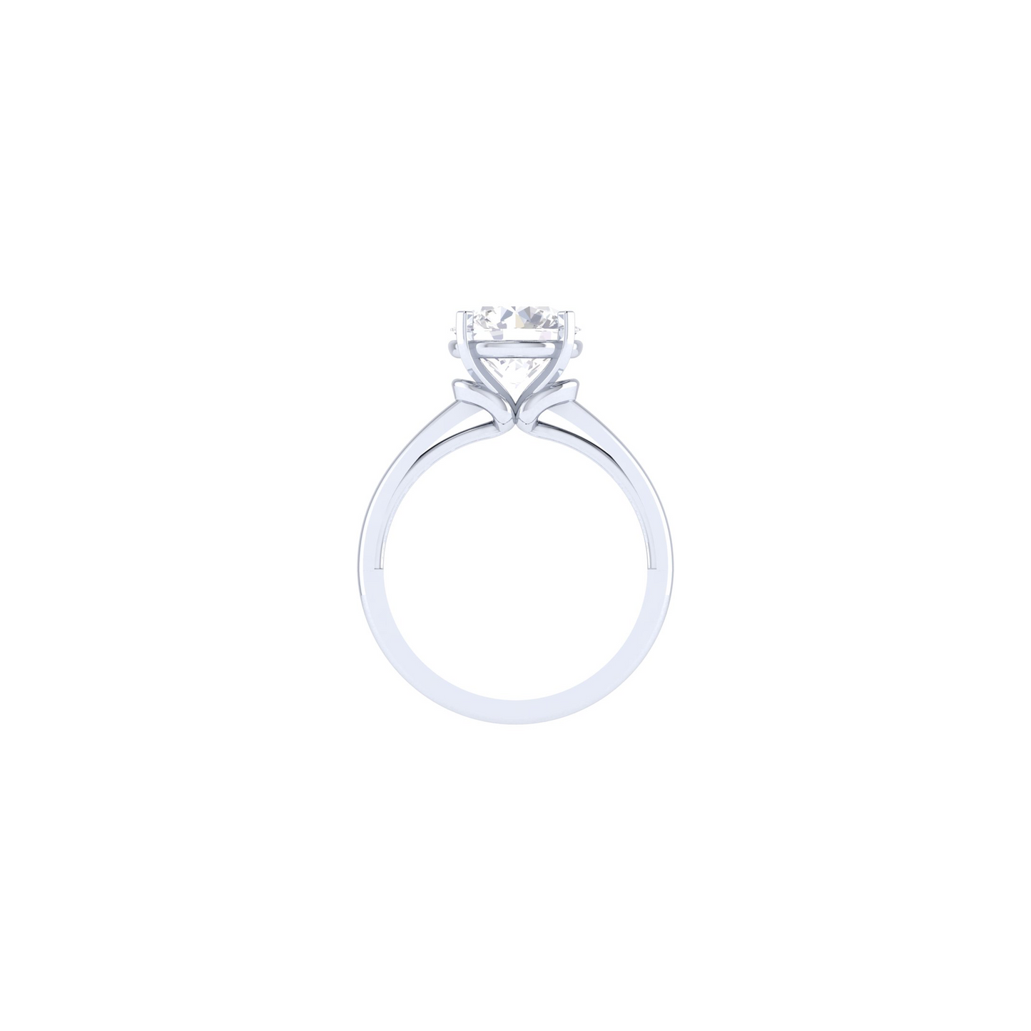 Timeless Radiance: Lab Grown Diamond Ring in Classic Round Brilliance