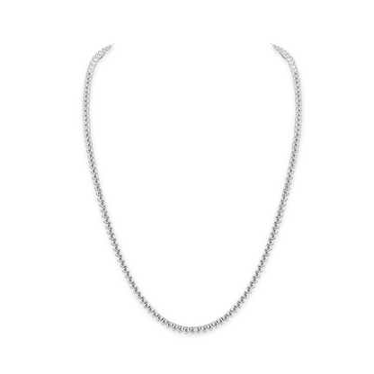 Timeless Brilliance: Illuminate Your Elegance with a Round-Cut Diamond Necklace