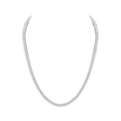 Eternal Brilliance: Round-Cut Diamond Necklace – Timeless Beauty in Every Sparkle!
