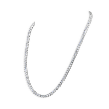Dazzling Rounds: Elevate Your Glamour with a Radiant Round-Cut Diamond Necklace