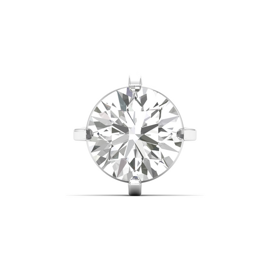 Eternal Brilliance: Round-Cut Diamond Pendant - Effortless Elegance for Every Occasion!