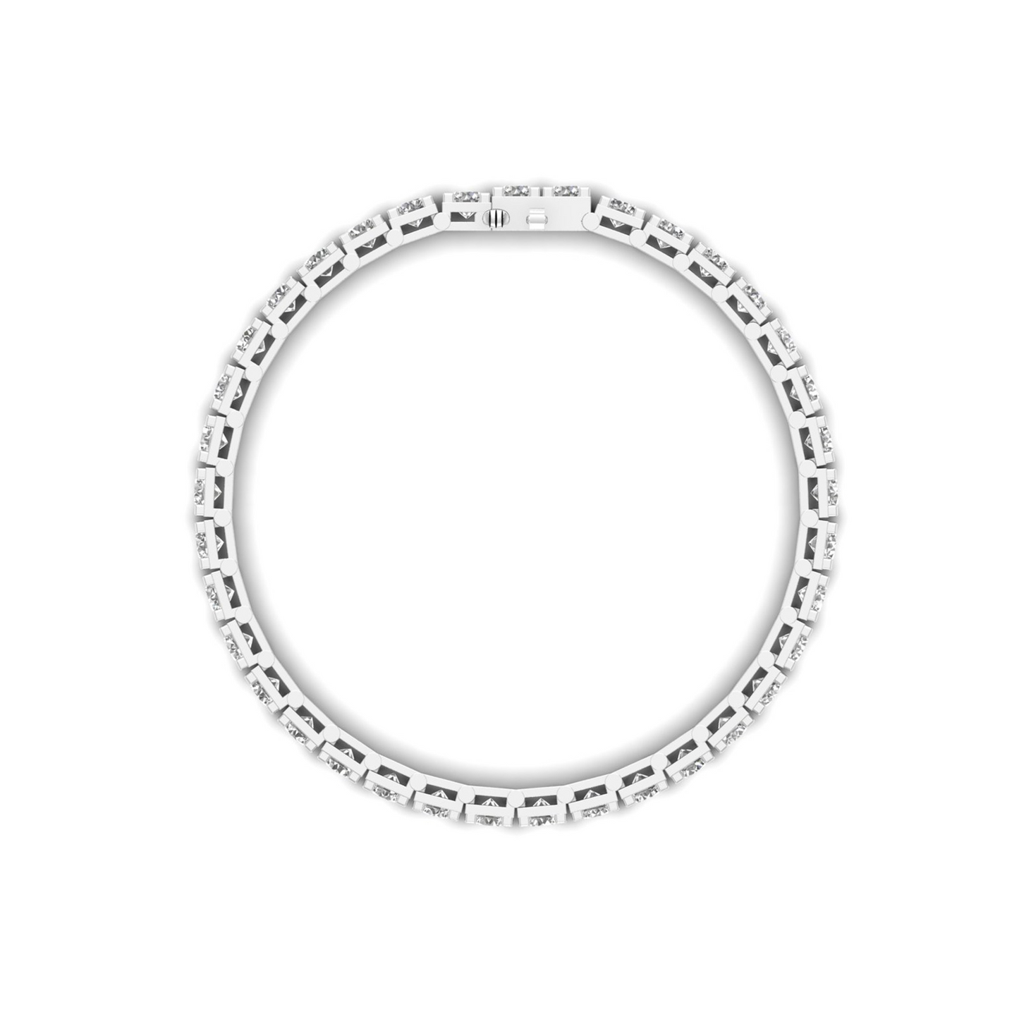 Radiant Circles: Elevate Your Wrist with Elegance in Our Lab Grown Diamond Bracelet in Round Shape!