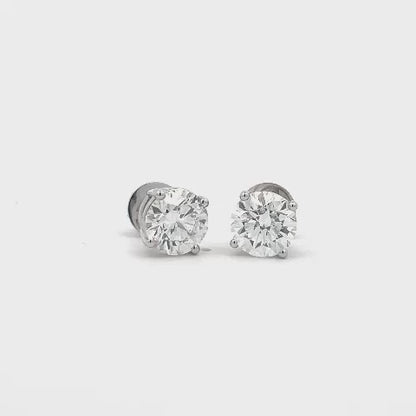 Timeless Glamour: Adorn Yourself with 5 Carat Round Diamond Earrings