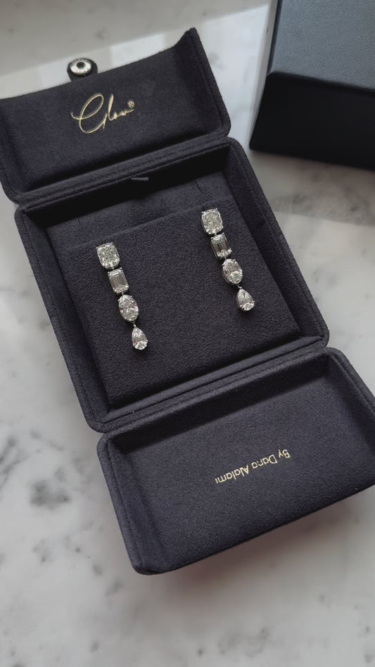 A Mix of Elegance: An Earring Combining the Beauty of Lab-Grown Diamonds